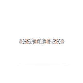 Diamond Eternity Band in 18kt Rose Gold