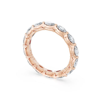 Diamond Eternity Band in 18kt Rose Gold