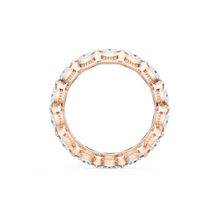 Diamond Eternity Band in 18kt Rose Gold
