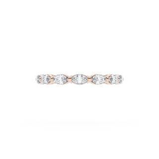 Diamond Eternity Band in 18kt Rose Gold