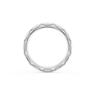 High Polish Wedding Band in 14kt Yellow Gold