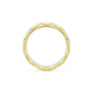 High Polish Wedding Band in 18kt Yellow Gold