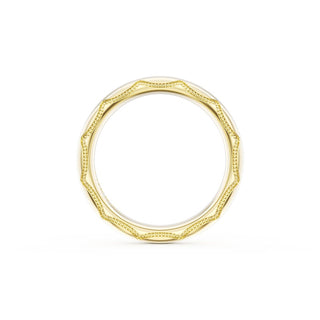 High Polish Wedding Band in 14kt Yellow Gold