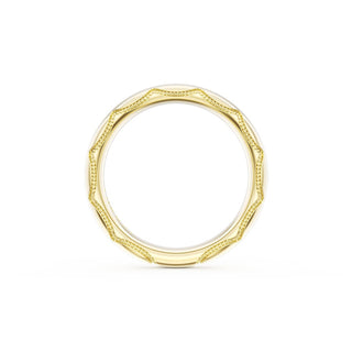 High Polish Wedding Band in 18kt Yellow Gold