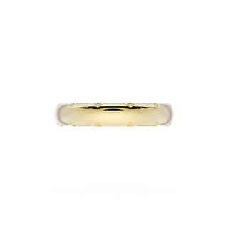 High Polish Wedding Band in 14kt Yellow Gold