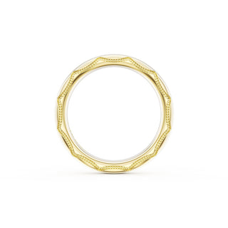 High Polish Wedding Band in 18kt Yellow Gold