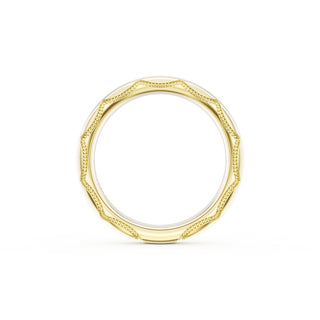 High Polish Wedding Band in 18kt Yellow Gold