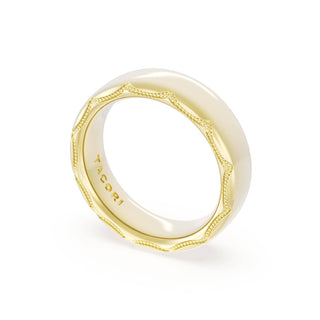 High Polish Wedding Band in 14kt Yellow Gold