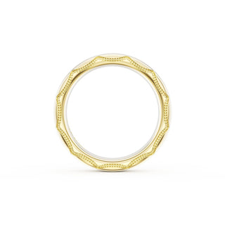 High Polish Wedding Band in 14kt Yellow Gold