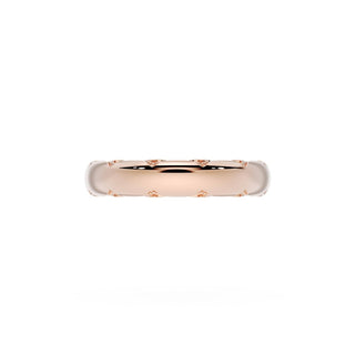 High Polish Wedding Band in 14kt Yellow Gold