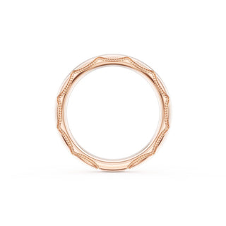 High Polish Wedding Band in 14kt Yellow Gold