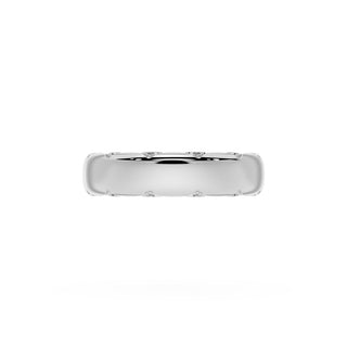 High Polish Wedding Band in 14kt Yellow Gold