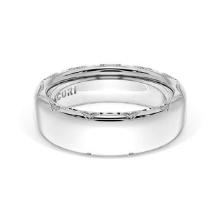 High Polish Wedding Band in 14kt Yellow Gold