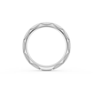 Satin Finish Wedding Band in 14kt Yellow Gold