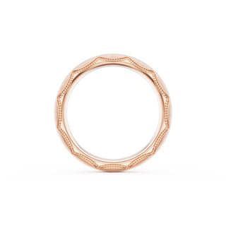 Satin Finish Wedding Band in 14kt Yellow Gold