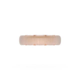 Satin Finish Wedding Band in 14kt Yellow Gold
