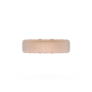 Satin Finish Wedding Band in 14kt Yellow Gold
