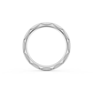 Satin Finish Wedding Band in 14kt Yellow Gold