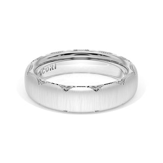 Satin Finish Wedding Band in 14kt Yellow Gold