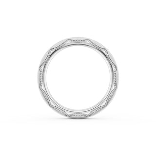 Satin Finish Wedding Band in 14kt Yellow Gold