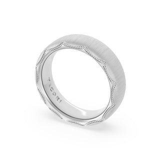 Satin Finish Wedding Band in 14kt Yellow Gold
