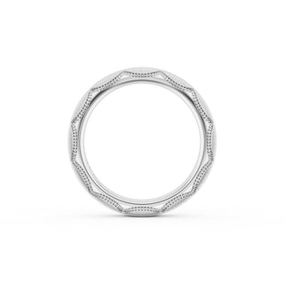 Satin Finish Wedding Band in 14kt Yellow Gold
