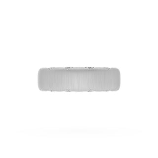 Satin Finish Wedding Band in 14kt Yellow Gold