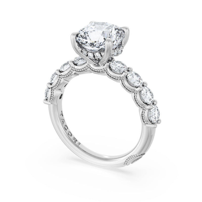 Cushion Solitaire Engagement Ring