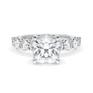 Cushion Solitaire Engagement Ring