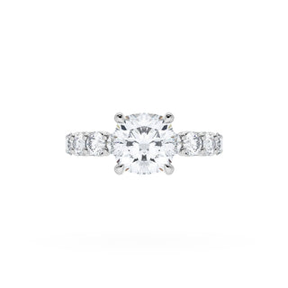 Cushion Solitaire Engagement Ring