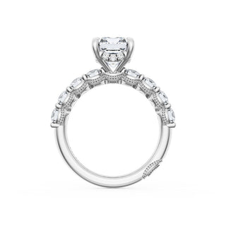 Emerald Solitaire Engagement Ring