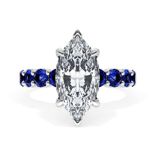 Marquise Solitaire Engagement Ring
