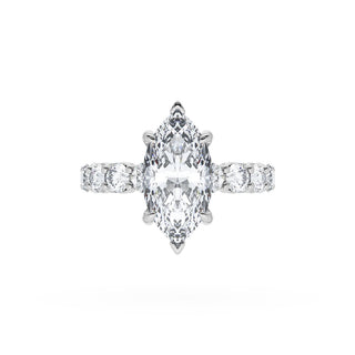Marquise Solitaire Engagement Ring
