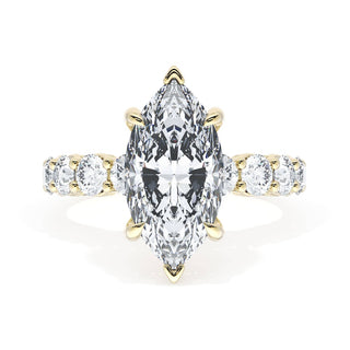 Marquise Solitaire Engagement Ring