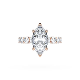 Marquise Solitaire Engagement Ring
