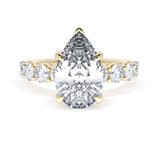 Pear Solitaire Engagement Ring