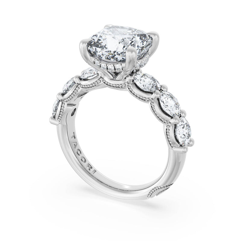 Cushion Solitaire Engagement Ring