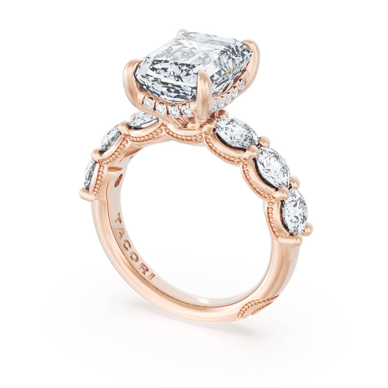 Emerald Solitaire Engagement Ring