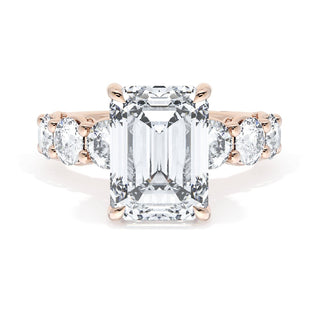 Emerald Solitaire Engagement Ring