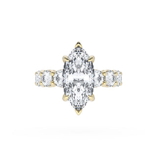 Marquise Solitaire Engagement Ring