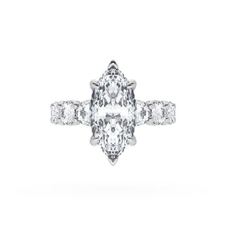 Marquise Solitaire Engagement Ring