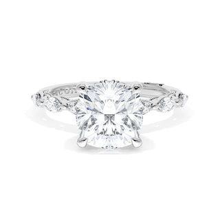Cushion Solitaire Engagement Ring