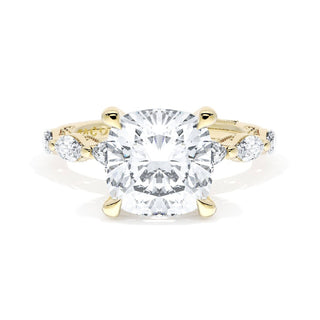 Cushion Solitaire Engagement Ring