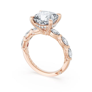 Cushion Solitaire Engagement Ring