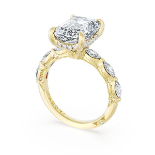 Emerald Solitaire Engagement Ring
