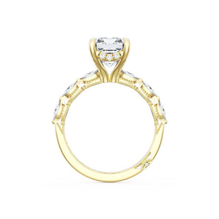 Emerald Solitaire Engagement Ring