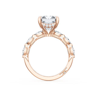 Emerald Solitaire Engagement Ring