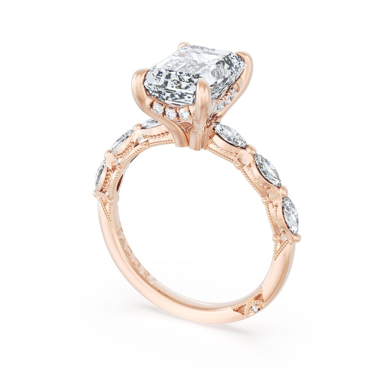 Emerald Solitaire Engagement Ring