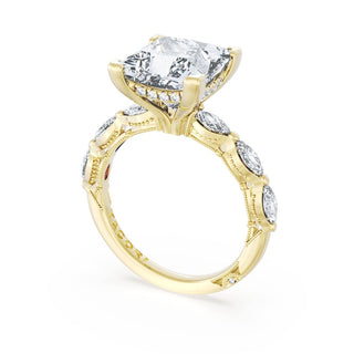 Princess Solitaire Engagement Ring