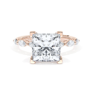 Princess Solitaire Engagement Ring